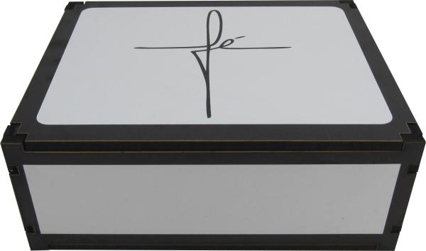 Caixa Organizadora Fé  23X17X9cm Mdf 