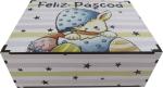 Caixa Organizadora Feliz Páscoa 23X17X9cm Mdf 