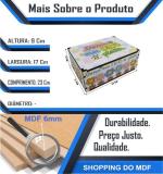 Caixa Organizadora Floresça Onde Deus te plantar 23X17X9cm Mdf