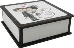 Caixa Organizadora Noivos 16x16x5,5cm Mdf 