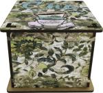 Caixa Organizadora Chá Xícaras 10x10x8cm Mdf