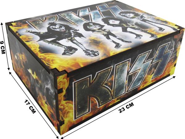 Caixa Organizadora Kiss  23X17X9cm Mdf 