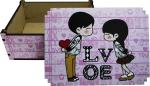 Caixa Organizadora  Love 23X17X9cm Mdf 