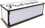 Caixa Organizadora Padrinho 25x10x8cm mdf 