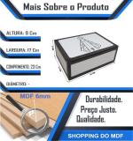 Caixa Organizadora Nossa Senhora 23X17X9cm Mdf 