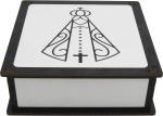 Caixa Organizadora Nossa Senhora 16x16x5,5cm Mdf 