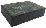 Caixa Organizadora Bijuterias amarela 29x21x6,5cm Mdf 