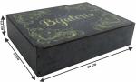 Caixa Organizadora Bijuterias amarela 29x21x6,5cm Mdf 