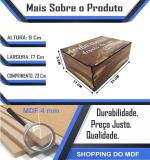 Caixa Organizadora Depois do Café  23X17X9cm Mdf