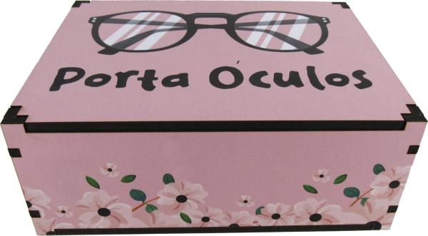Caixa Organizadora Porta Óculos 23X17X9 cm Mdf 