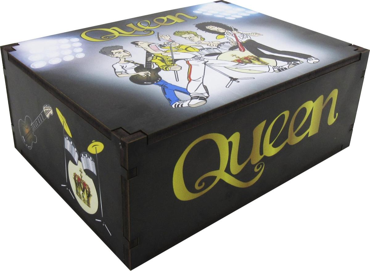 Caixa Organizadora Queen 23X17X9 cm Mdf 