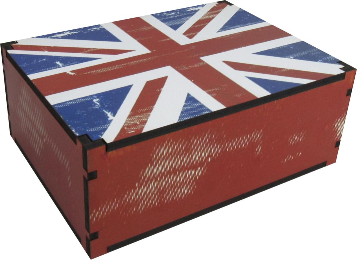 Caixa Organizadora Reino Unido  23X17X9 cm Mdf 