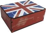 Caixa Organizadora Reino Unido  23X17X9 cm Mdf 