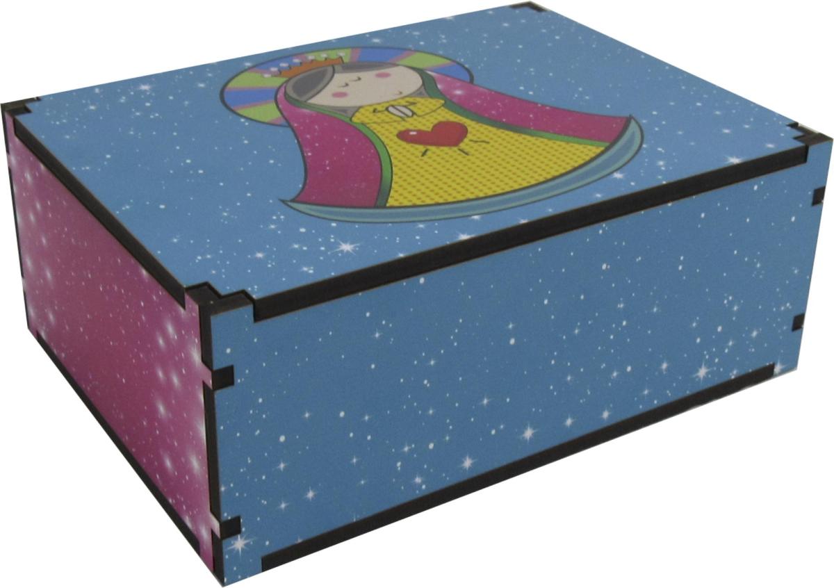 Caixa Organizadora santinha  23X17X9 cm Mdf 