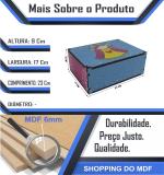 Caixa Organizadora santinha  23X17X9 cm Mdf 