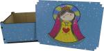 Caixa Organizadora santinha  23X17X9 cm Mdf 