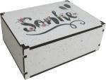 Caixa Organizadora Sonhe 23X17X9 cm Mdf 
