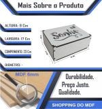 Caixa Organizadora Sonhe 23X17X9 cm Mdf 