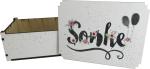 Caixa Organizadora Sonhe 23X17X9 cm Mdf 