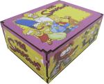 Caixa Organizadora Simpson Rosa  1023X17X9cm Mdf 