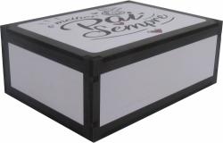 Caixa organizadora pai sempre 23x17x9cm mdf 