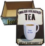 Caixa Organizadora Aced Tea 23X17X9cm Mdf 