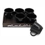 Kit 6 Xícaras Acrílica 