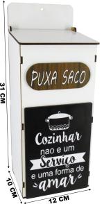 Puxa Saco Decorado Cozinhar Mdf