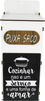 Puxa Saco Decorado Cozinhar Mdf