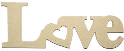  palavra love  mdf cru