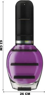 Expositor de Esmalte Lilas  Adesivado