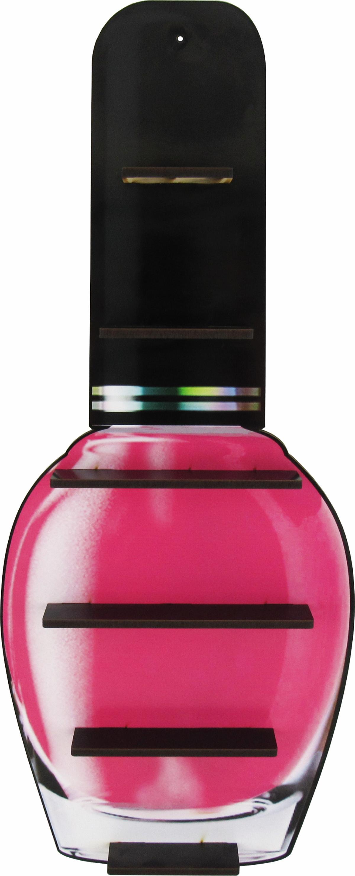 Expositor de Esmalte Rosa  Adesivado