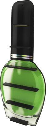 Expositor de Esmalte Verde  Adesivado