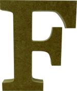 Letra F Individual de Mesa Mdf 15 cm