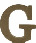 Letra G Individual de Mesa Mdf 15 cm