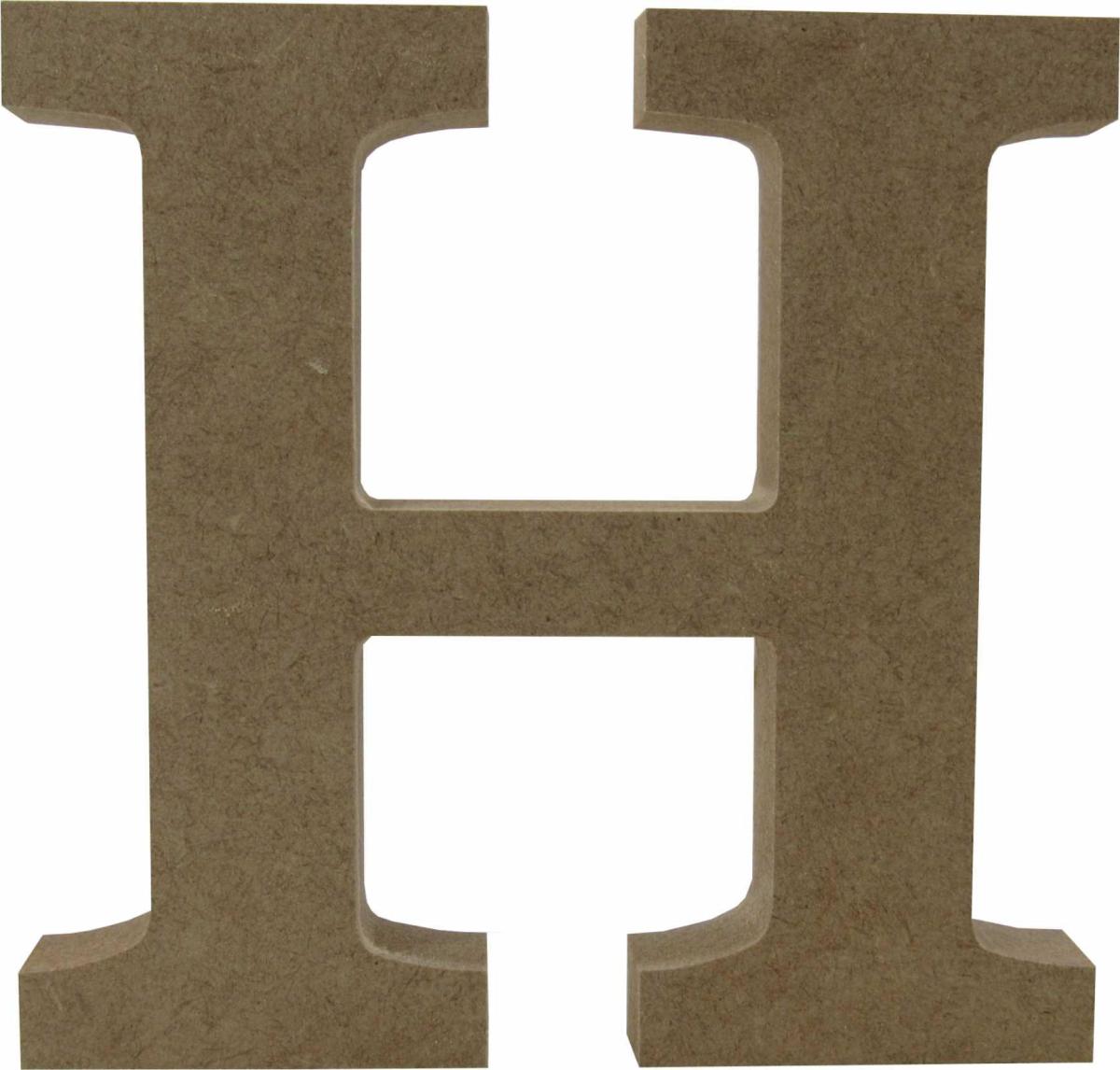 Letra H Individual de Mesa Mdf 15 cm