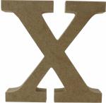 Letra X Individual de Mesa Mdf 15 cm