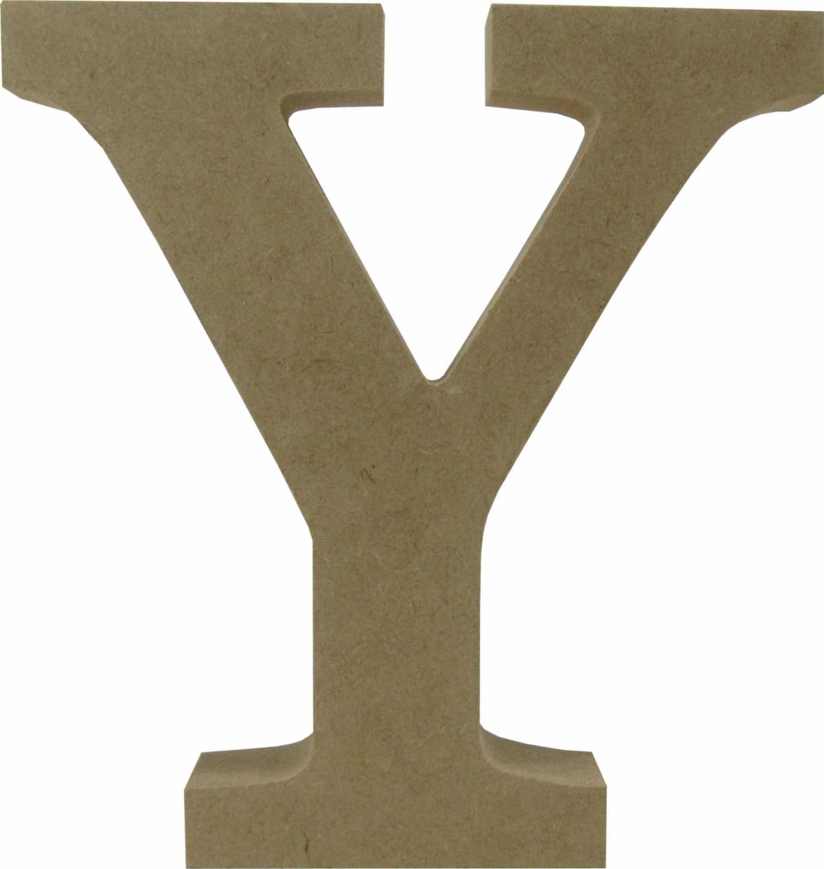 Letra Y Individual de Mesa Mdf 15 cm