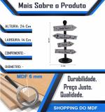 Placa Seta de Mesa Adesivada Sonhe Mais   Mdf