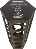 Torre Porta Cápsula Sextavado Dolce Gusto Cantinho do Café Mdf