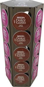 Torre Porta Cápsula Sextavado Dolce Gusto Cantinho do Café Mdf
