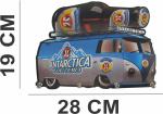 Porta Chave Kombi Antártica Sub Zero 29x18cm Mdf