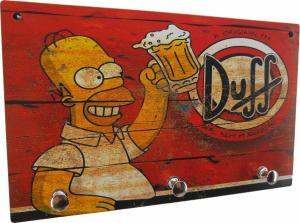 Porta Chaves Duff 12x20cm Mdf