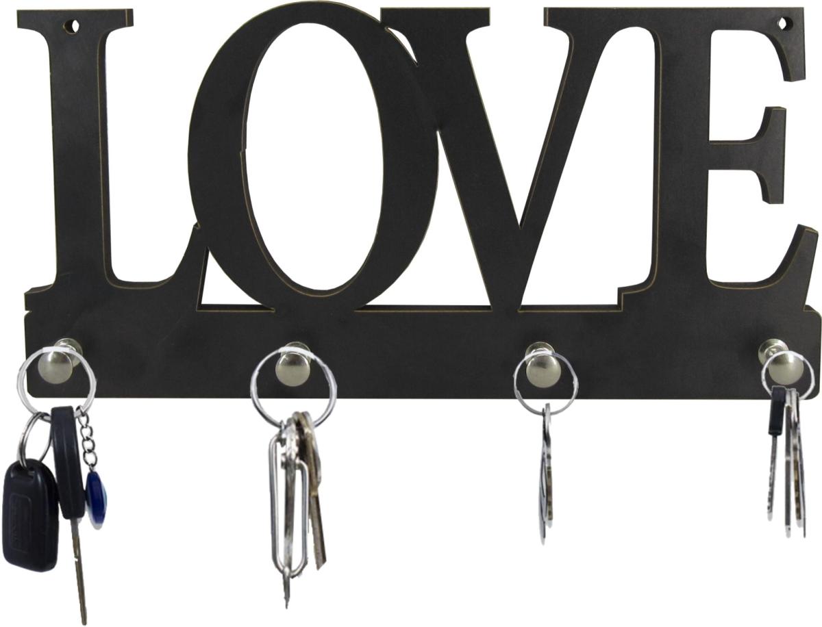 Porta Chaves Recortes Pretos Love