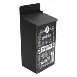 Puxa saco Adesiv. Preto A Cozinha 12x10x27cm  Puxa saco Adesiv. Preto A Cozinha 12x10x27cm