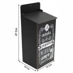 Puxa saco Adesiv. Preto A Cozinha 12x10x27cm  Puxa saco Adesiv. Preto A Cozinha 12x10x27cm