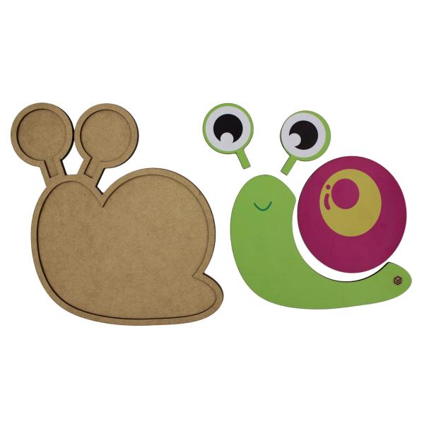 Quebra Cabeça Pedagógico caracol