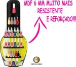 Expositor de Esmalte Amarelo Adesivado