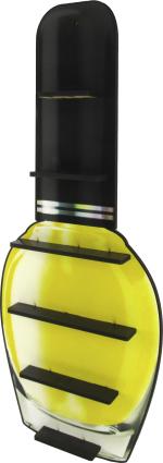 Expositor de Esmalte Amarelo Adesivado