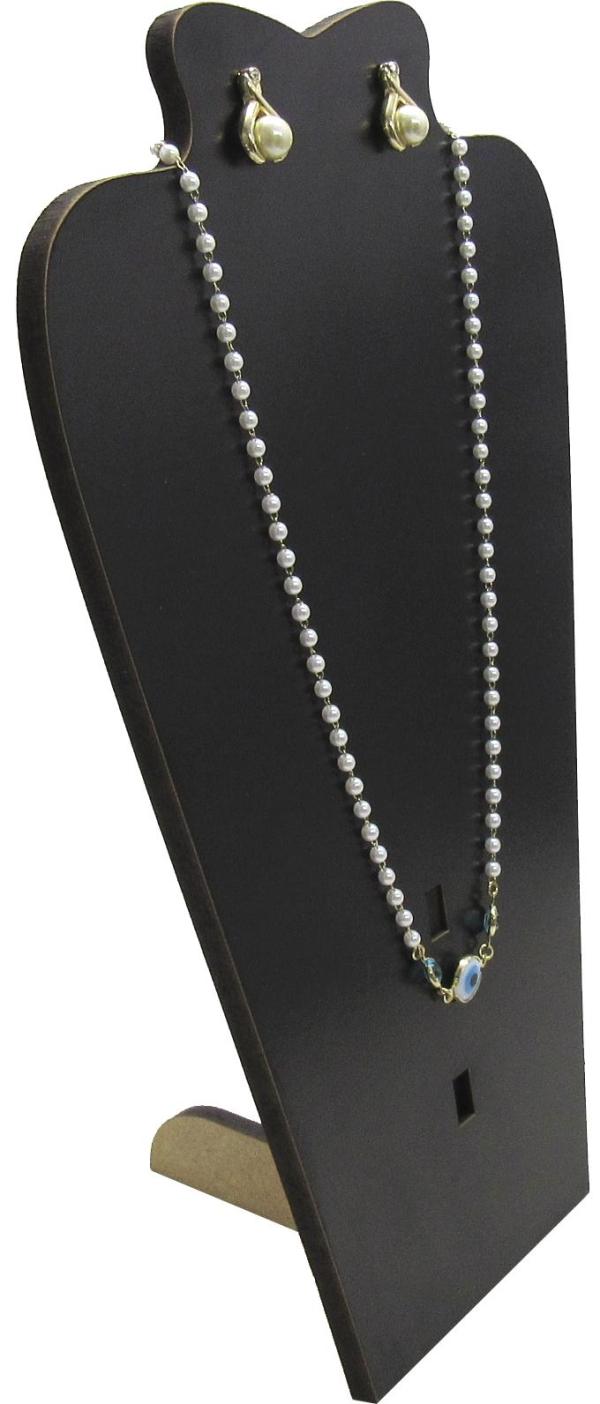 Expositor Organizador  Colares  Bijuteria Preto Mdf